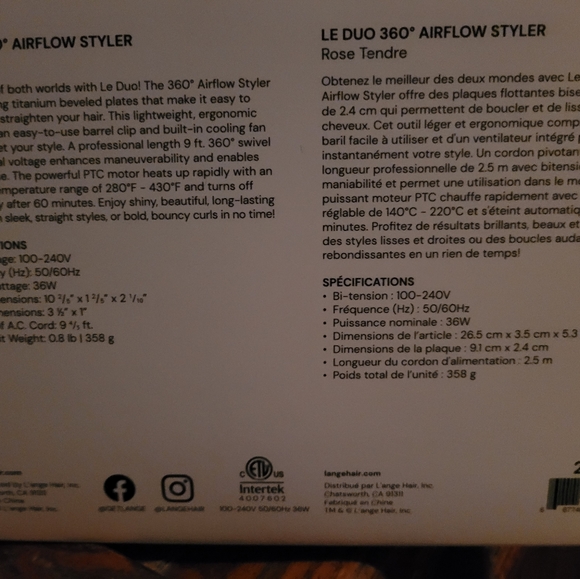 COPY - - Lange LE Duo 360 - Picture 2 of 2